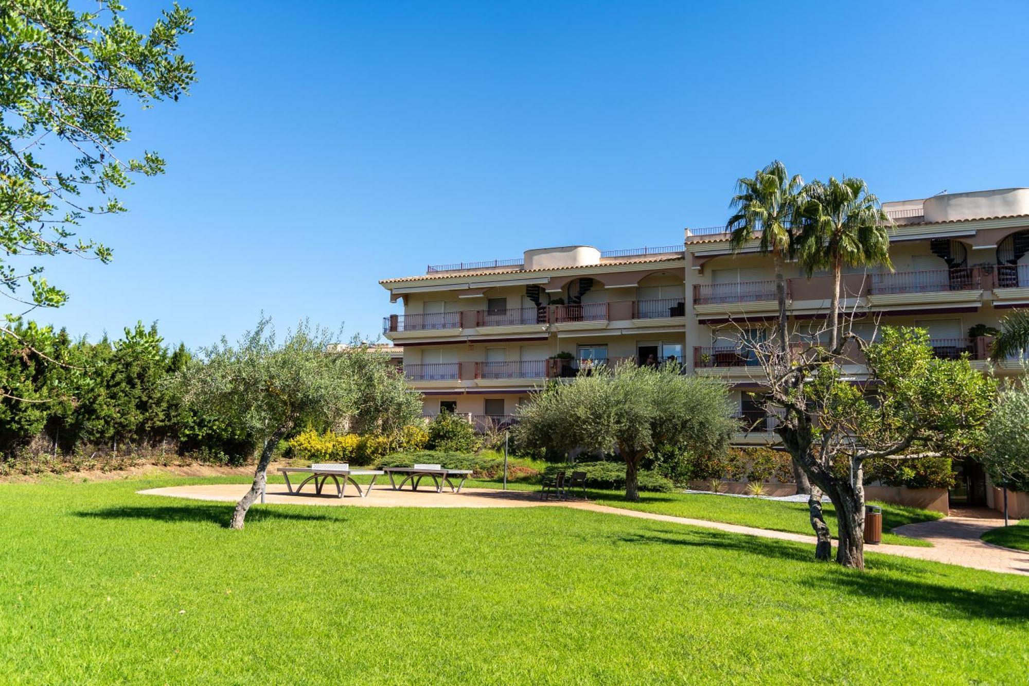 Golden Beach Apartamentos Sant Carles De La Rapita Bagian luar foto