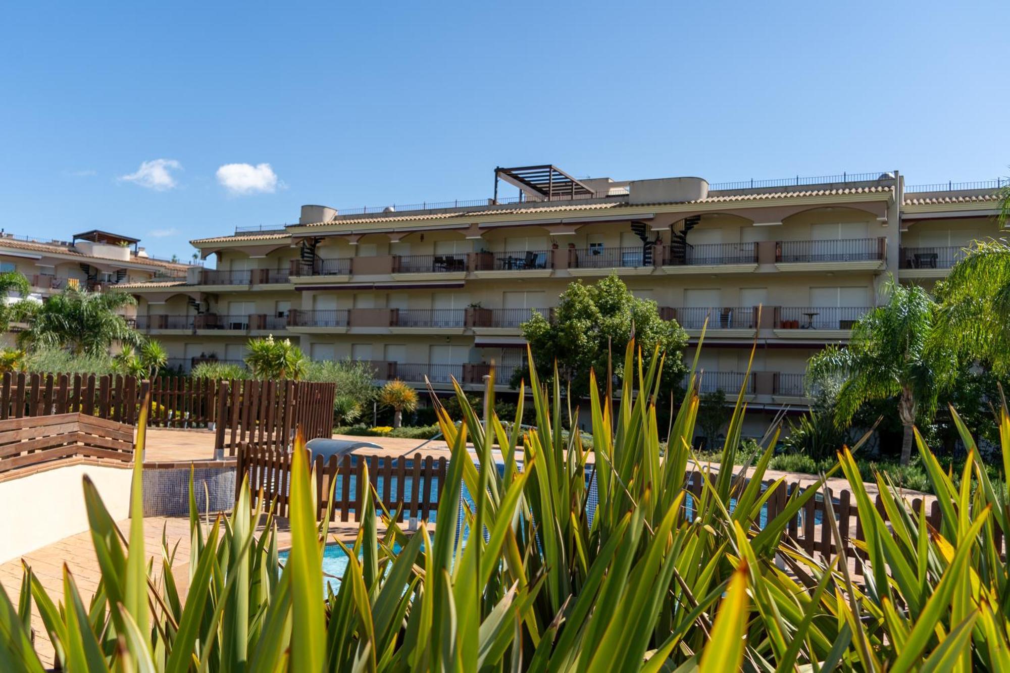Golden Beach Apartamentos Sant Carles De La Rapita Bagian luar foto